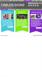 Mobile Screenshot of fabudesigns.com