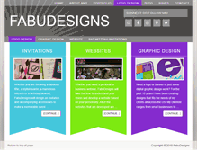 Tablet Screenshot of fabudesigns.com